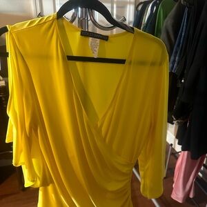 Coco Bianca Blouse slits on sleeves Size L